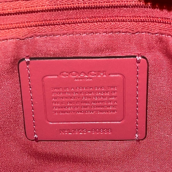 Genuine Coach Signature Skylar Hobo Khaki Poppy Large Purse/handbag - Picture 10 of 13